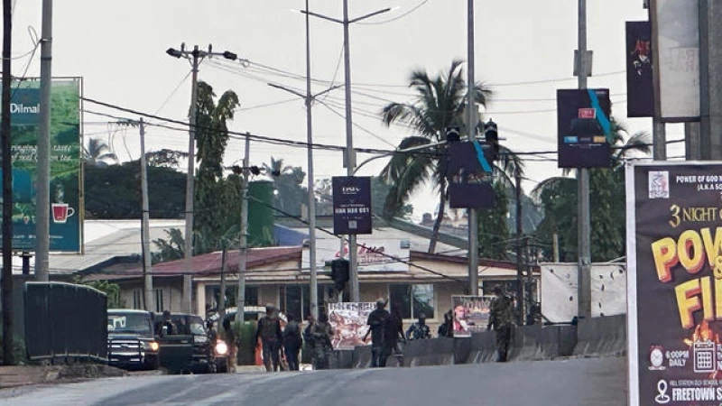 Sierra Leone Imposes Nationwide Curfew in Wake of Daring Assault on Army Barracks