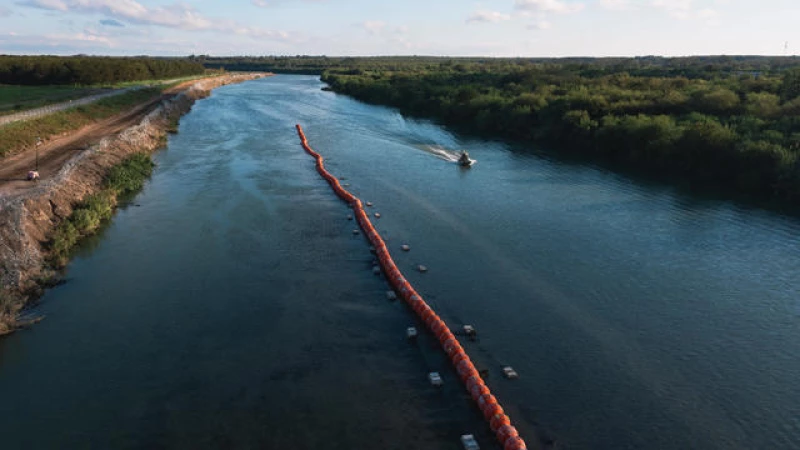 "Landmark Ruling: Texas Ordered to Dismantle Floating Border Barrier on the Rio Grande"