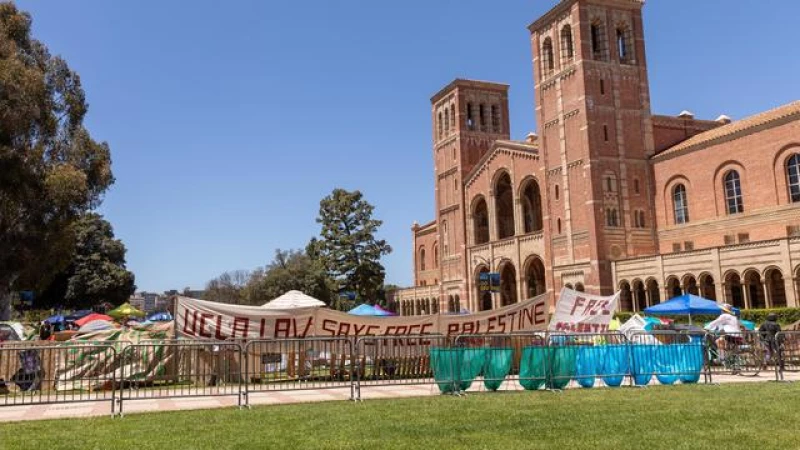Clashes Erupt at Rival Pro-Israel and Pro-Palestine Rallies on UCLA Campus