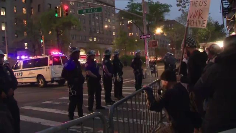 "Breaking News: NYPD Ready to Take Action Against Columbia University Protesters"