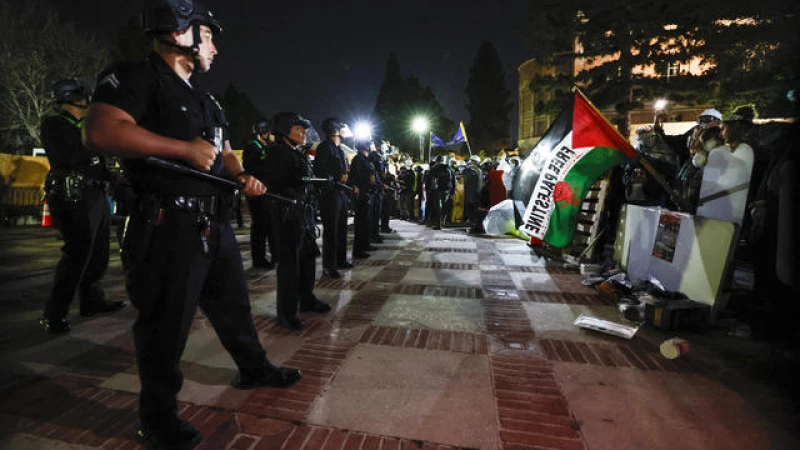 Police Order Protesters to Leave UCLA Campus Amid Tense Standoff
