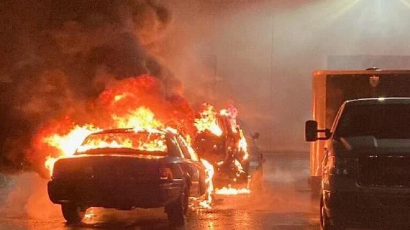 "Massive Fire Engulfs Oregon Police Cars During Training Session"