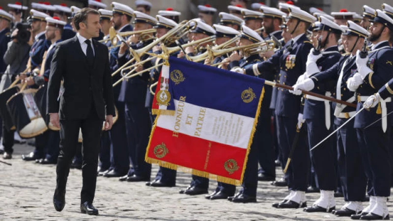 France's President Leaves Door Open for Sending Troops to Ukraine